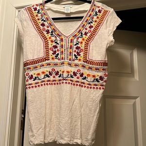 Sundance beaded and embroidered shirt.